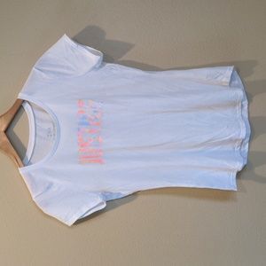 Girl's Justice White Logo Shirt